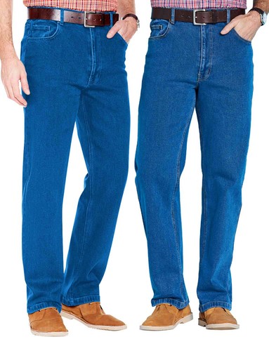 Denim jeans - jeans, (2er