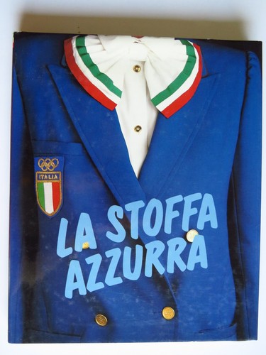 Stoffa azzurra olympiade - la,
