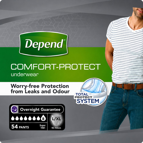 Depend comfort protect - 54,